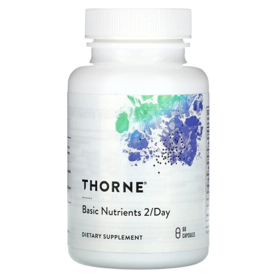 Витаминно-минеральный комплекс Thorne Basic Nutrients 2/Day, 60 капсул