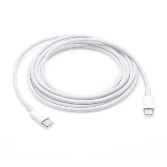 Apple USB-C Charge Cable (2m), 2 m, USB C, USB C, Male/Male, White