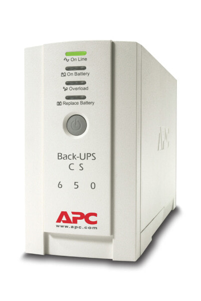 ИБП APC Back-UPS CS 650 с заменяемой батареей - Offline UPS 650 Ватт от APC.