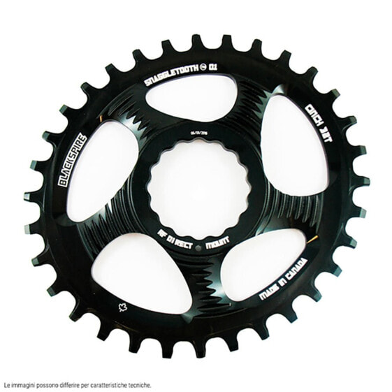 BlackSpire Snaggletooth 6 mm Offset oval chainring