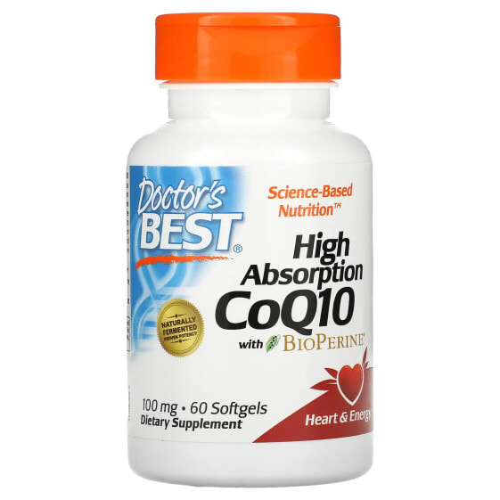БАД Doctor's Best Коэнзим Q10 с BioPerine, 200 мг, 60 капсул