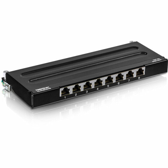 Коммутационная панель 8 портов кат. 6 UTP Trendnet TC-P08C6AS