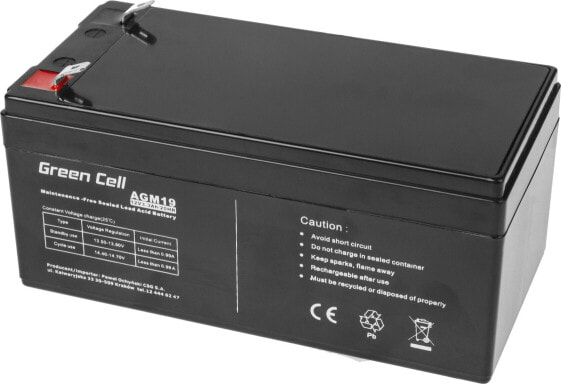 Green Cell Akumulator AGM VRLA Green Cell 12V 3.3Ah