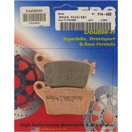 EBC FA-HH Series FA436HH Sintered Brake Pads