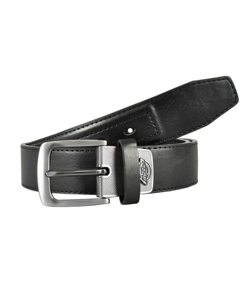 Men's Industrial Strength Metal Logo Tab Belt