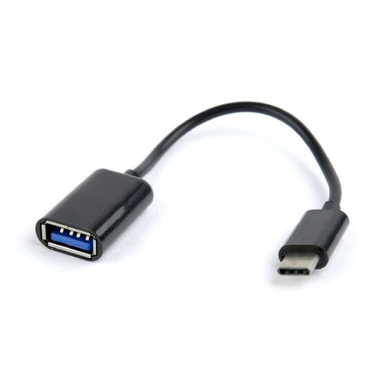 Адаптер USB C—USB GEMBIRD A-OTG-CMAF2-01 Чёрный 20 cm 200 cm