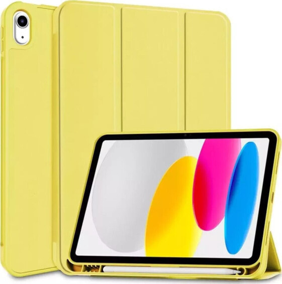 Etui na tablet 4kom.pl Etui na tablet SC Pen do Apple iPad 10.9 2022 YELLOW