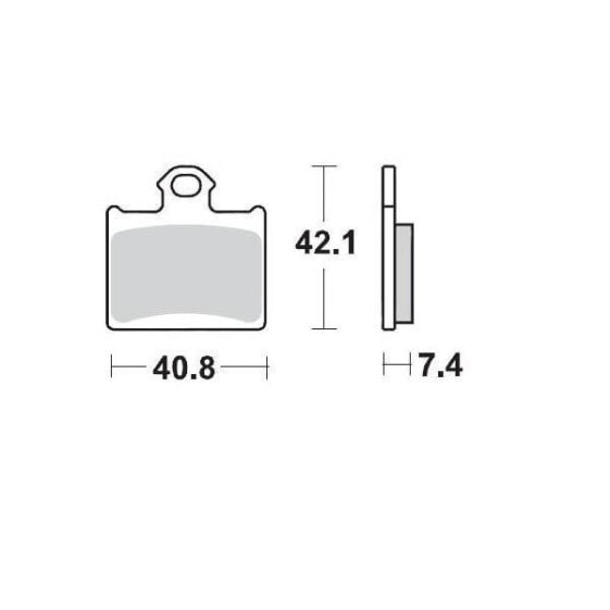 MOTO-MASTER Husqvarna/KTM 096712 Sintered Brake Pads