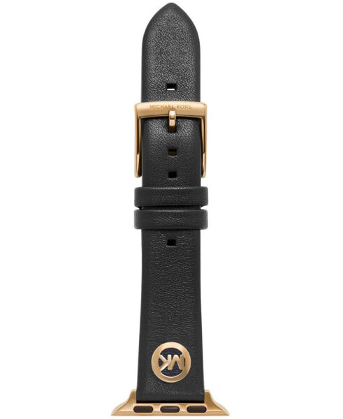 Black Leather Band for Apple Watch 38mm and 40mm