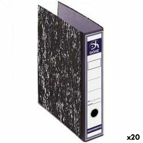 Картотечный шкаф рычажный DOHE Чёрный 28,7 x 35 x 7,5 см (20 штук)