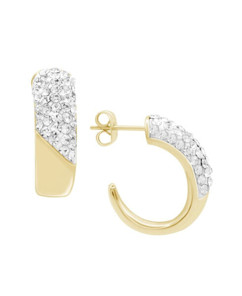 Серьги Essentials Crystal Hoop