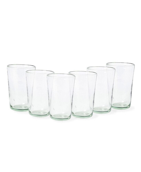 Costa Noca Tall Glass Tumblers, Set of 6