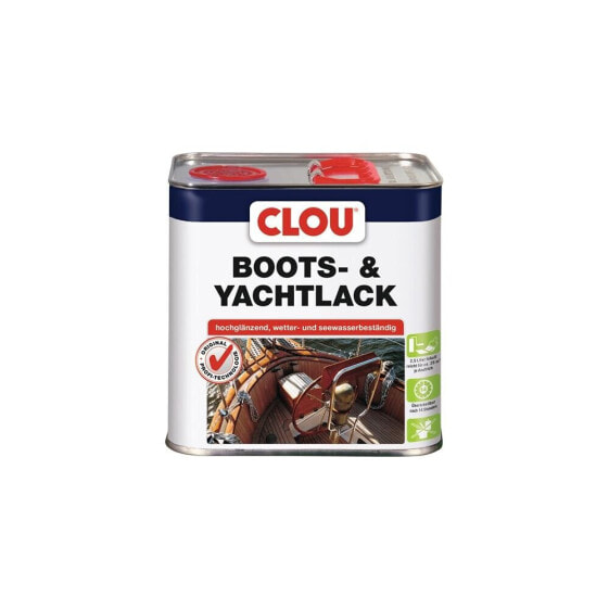 Clou Boots-/Yachtlack farblos glänzend 2,5 l , VE: 3