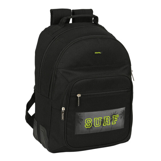 Рюкзак школьный Safta Surf Чёрный (32 x 42 x 15 см)