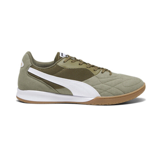 Puma King Top Indoor Soccer Mens Green Sneakers Athletic Shoes 10734903