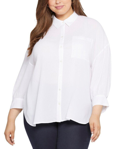 Nydj Plus Zoey Blouse Women's 1X