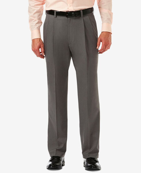 Men's Cool 18 PRO Classic-Fit Expandable Waist Pleated Stretch Dress Pants