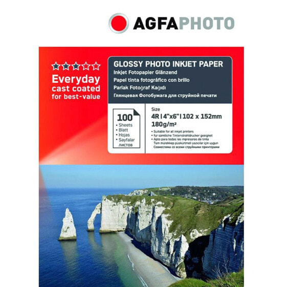 AGFA Everyday Photo Inkjet Paper Glossy 100 Sheets 10x15