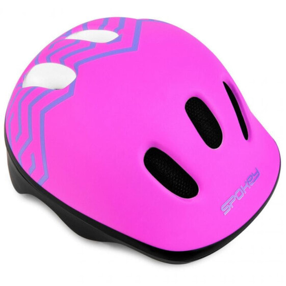 Шлем защитный Spokey Strapy 1 44-48 см Jr 927773 розовый 927773