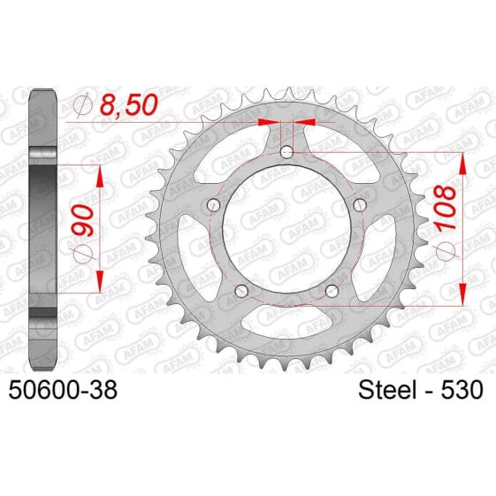 AFAM 50600 rear sprocket