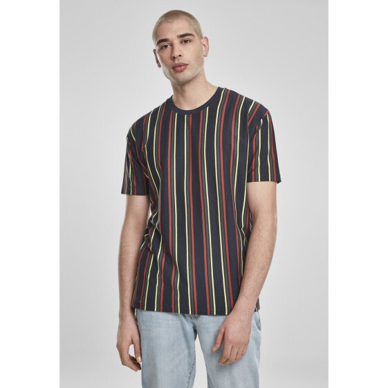 URBAN CLASSICS T-Shirt Printed Oversized Retro Stripe (Big )