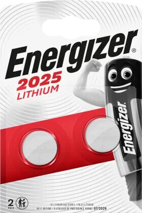 Batterien Knopfzelle CR2025, 2 St