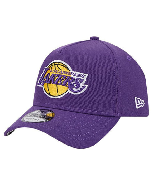 Men's Purple Los Angeles Lakers A-Frame 9FORTY Adjustable Hat