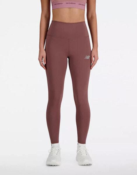 New Balance Nb harmony high rise legging 25" in brown