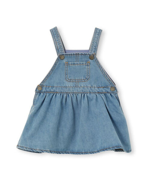 Baby Girls Lara Denim Pinafore Dress