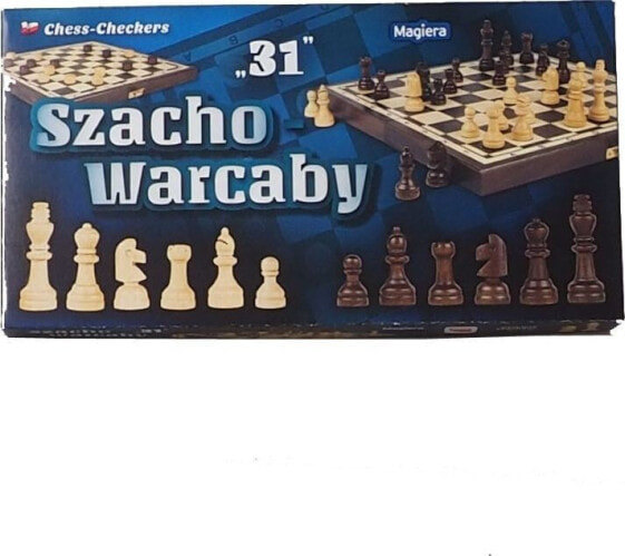 Настольная игра Шахматы-шашки Magiera Szacho-warcaby 31см