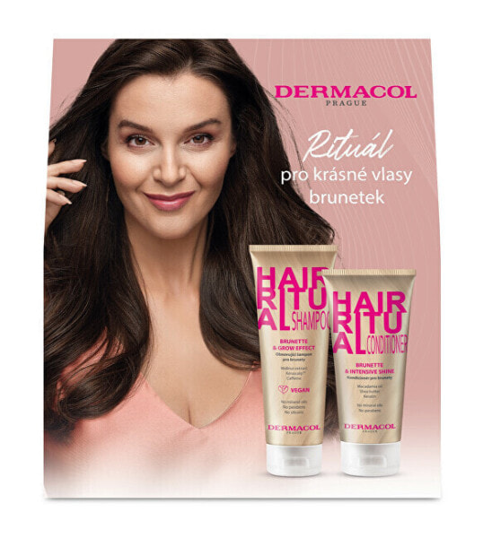 Hair Ritual Brunette hair care gift set