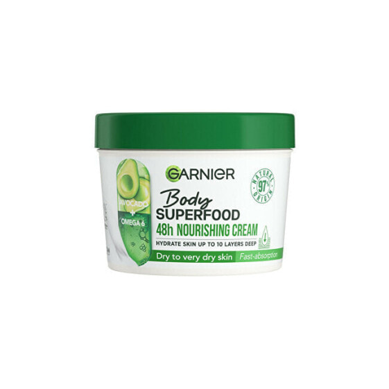 Nourishing body cream with avocado for very dry skin Body Superfood ( Nourish ing Cream) 380 ml