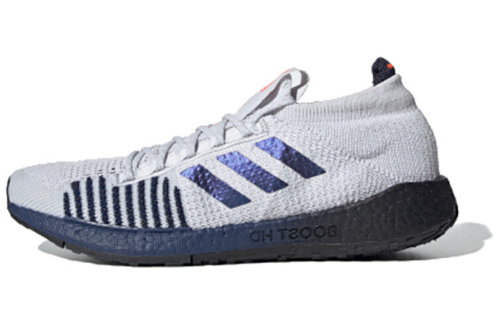 Кроссовки беговые Adidas PulseBOOST HD Серый/Синий (мужские)