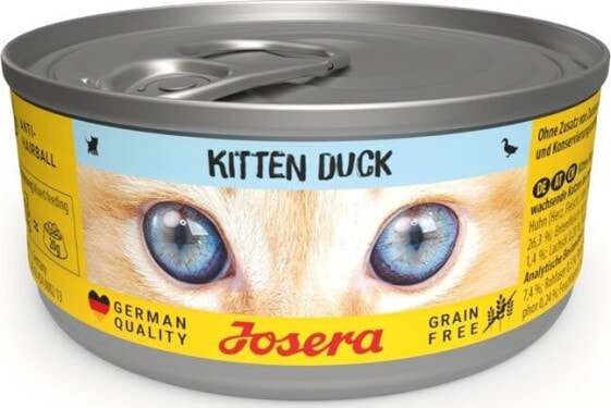 Josera Josera Kitten kaczka puszka dla kotów 200g