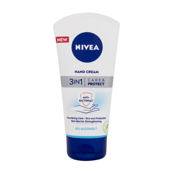 Nivea Care & Protect 3in1 75 ml handcreme für Frauen