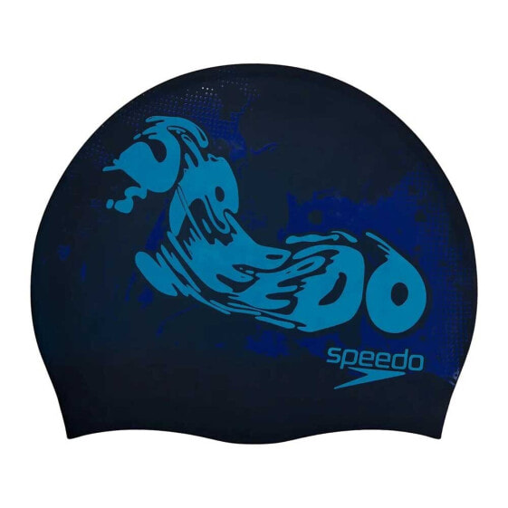 Шапочка для плавания детская Speedo со логотипом