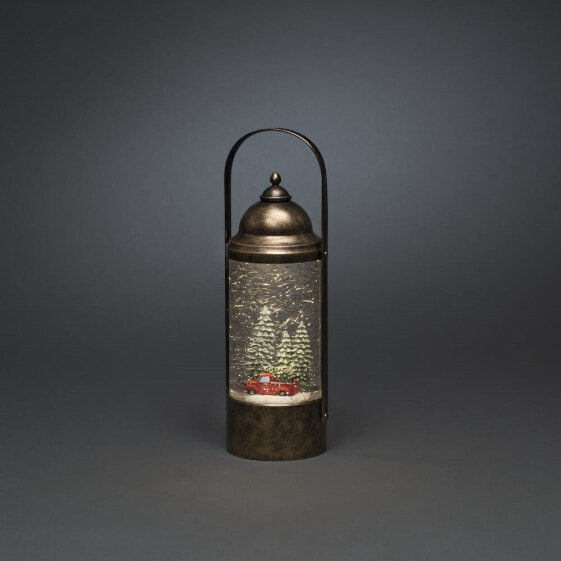 Konstsmide Cylinder lantern - Light decoration figure - Gold - Plastic - IP20 - 1 lamp(s) - LED