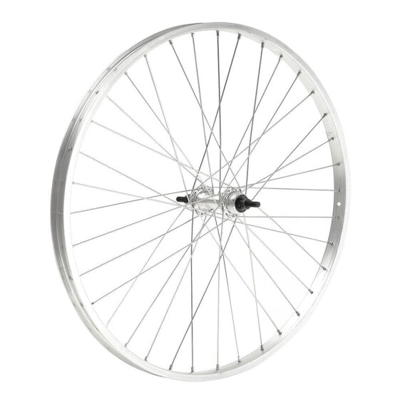 Колесо заднее 27,5 x 1,75 алюминиевая поверхность подшипник с резьбовой втулкой 7S с гайкой - Алюминиевое серебристое колесо MVTEK