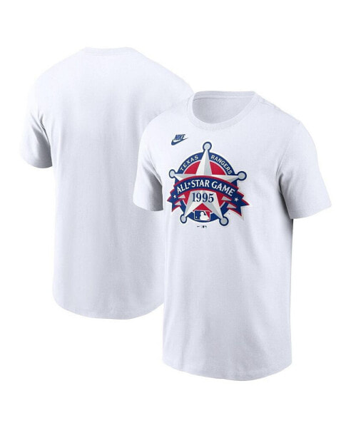 Men's White 1995 MLB All-Star Game Cooperstown Logo T-Shirt