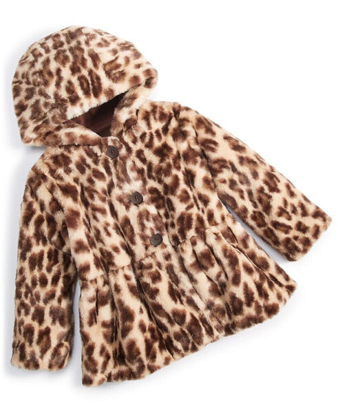 Baby Girls Faux Fur Coat, Created for Macy's