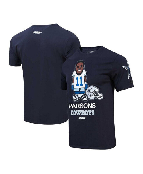 Men's Micah Parsons Navy Dallas Cowboys Player Avatar Graphic T-shirt