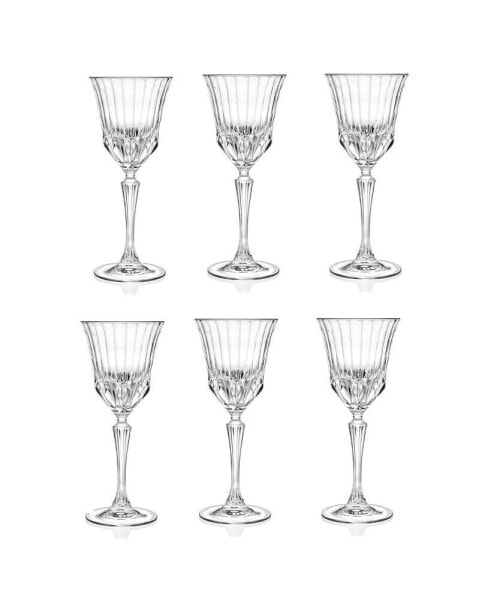 RCR Adagio Crystal Water Glasses, Set of 6