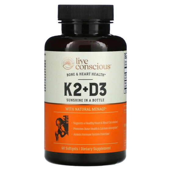 K2+D3, 60 Softgels