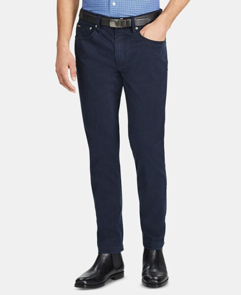 Men's Slim Straight Stretch Sateen Five-Pocket Pants