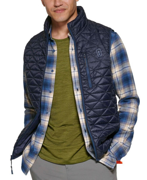 Men's Delta Diamond Quilted Packable Puffer Vest