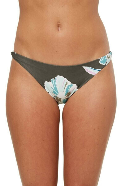 O'NEILL Women's 246062 Ellie Classic Bikini Bottoms Swimwear Olive Size XS