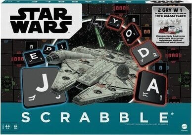 Mattel Gra Scrabble Gwiezdne wojny Star Wars