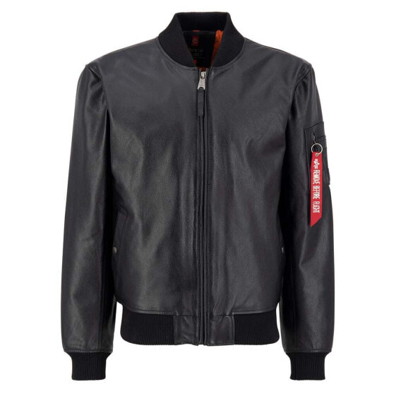 ALPHA INDUSTRIES MA-1 Leather Lf jacket