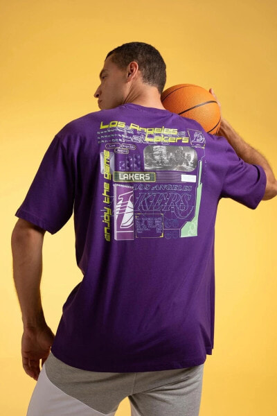 Футболка Defacto Fit Oversize Los Angeles Lakers