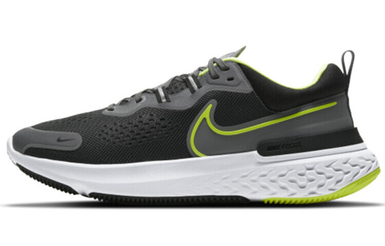 Nike React Miler 2 运动 低帮 跑步鞋 男款 黑绿白 / Кроссовки Nike React Miler 2 CW7121-002